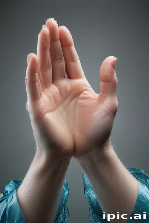 praying hands transparent