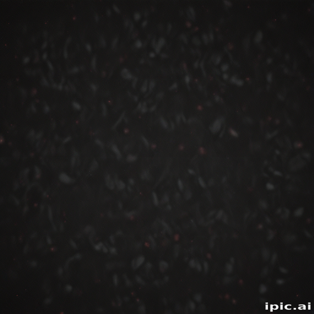 Abstract Dark Background with Subtle Textures and Distant Glowing Specks