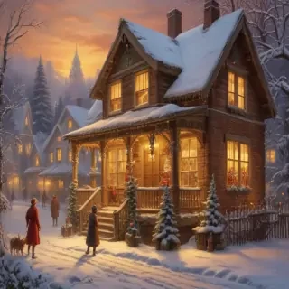 vintage christmas image