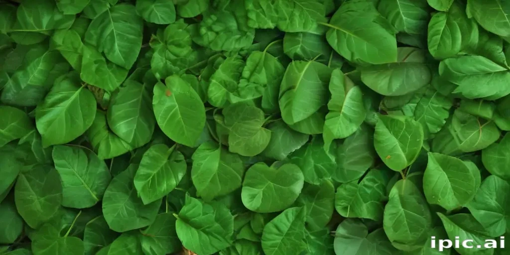 green leaf background