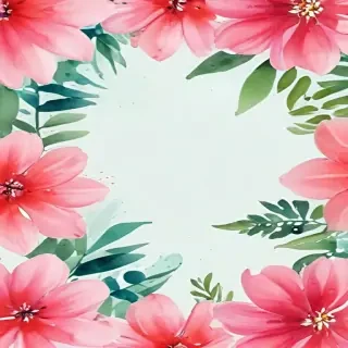 flower watercolor background