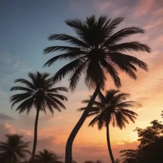 palm trees background