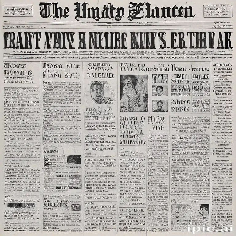 newspaper transparent