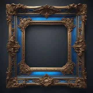 blue frame png