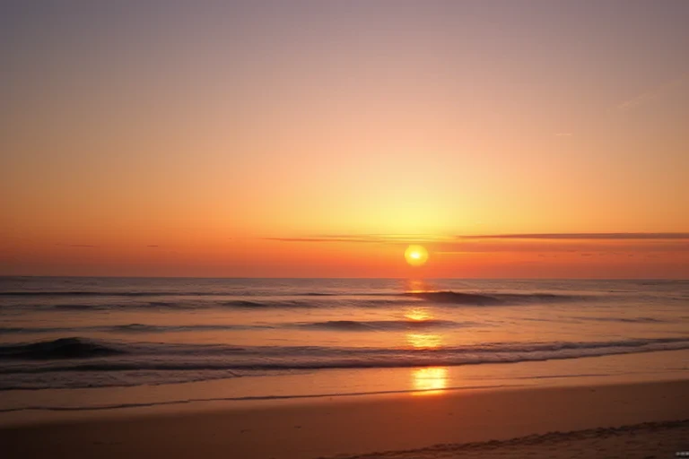 sunset at the beach wallpaper