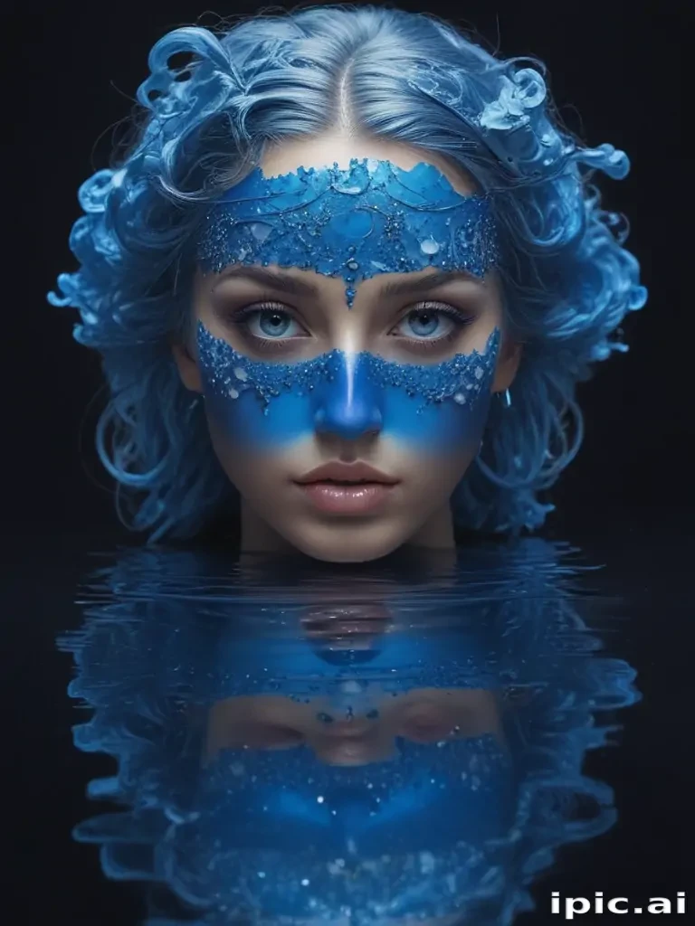 blue aesthetic pic