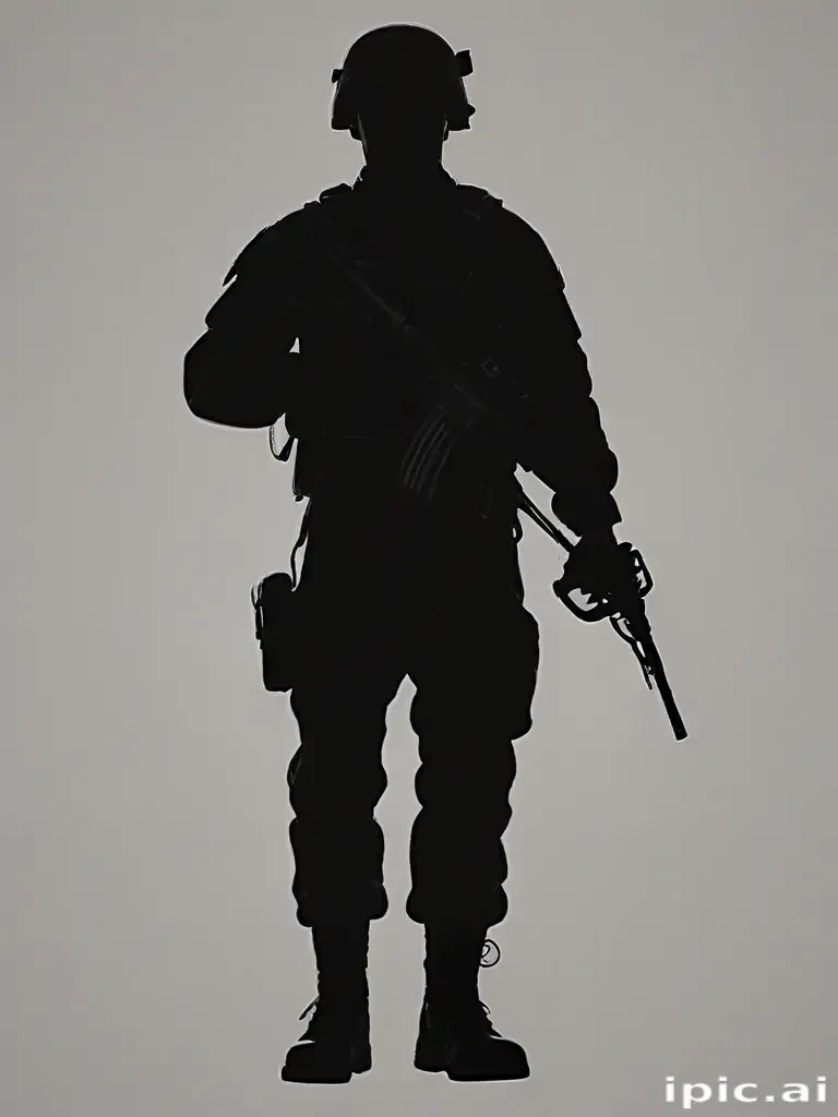 soldier silhouette png