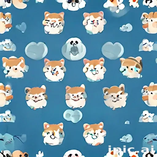 cute blue background