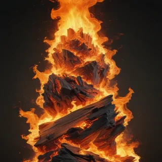 fire clear background