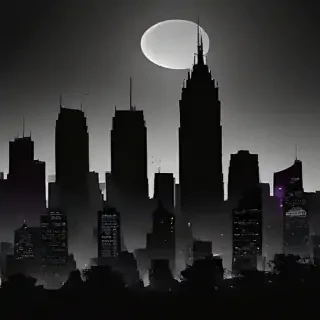 city silhouette png