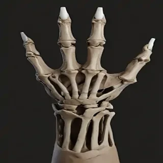 skeleton hands png