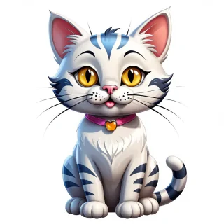 cartoon cat clip art