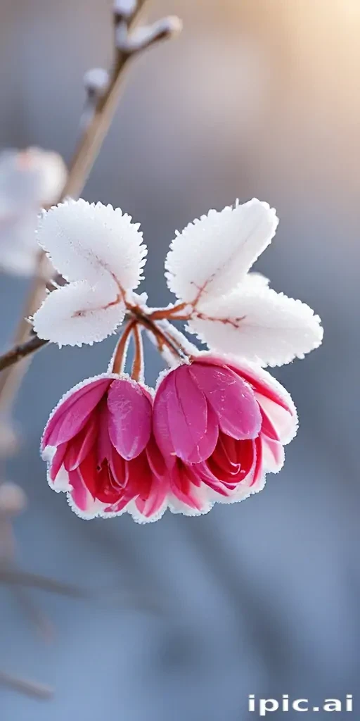 winter flower wallpaper background