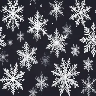 snowflakes clipart transparent background
