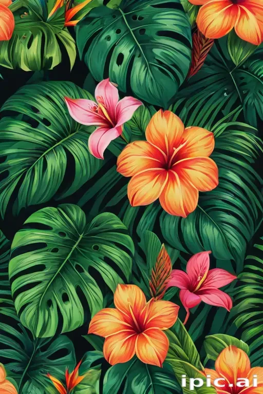 tropical wallpaper iphone