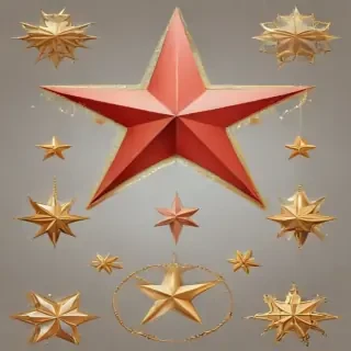 christmas star clipart free