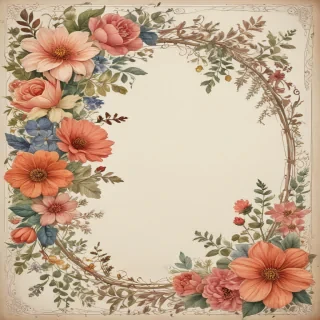 floral page borders