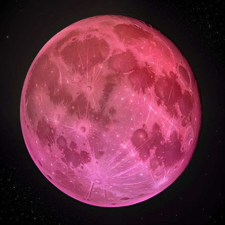 pink moon wallpaper