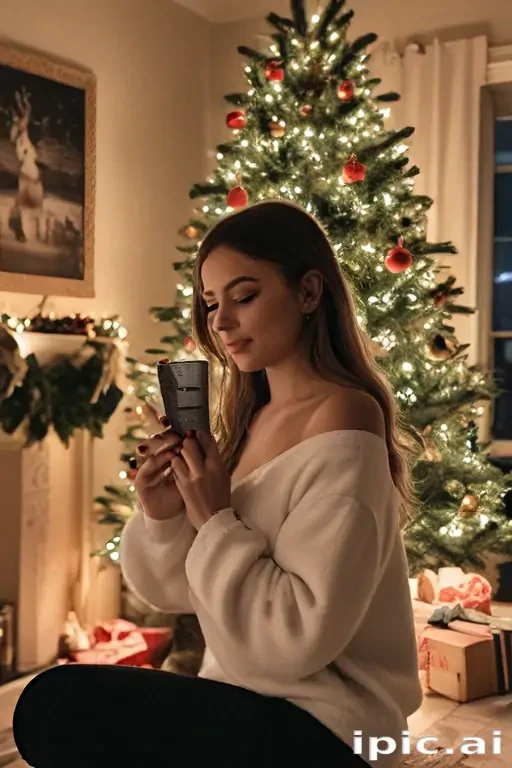christmas pictures aesthetic
