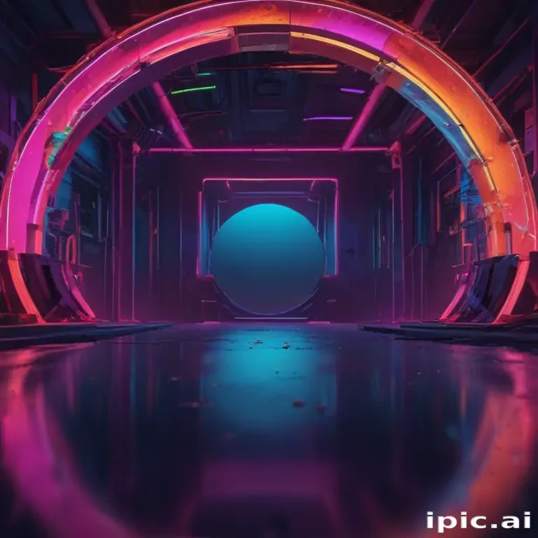 neon color background