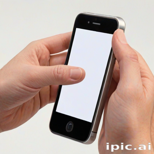 hand holding phone png