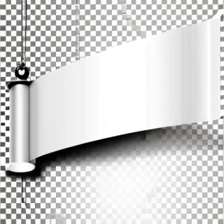 white banner png