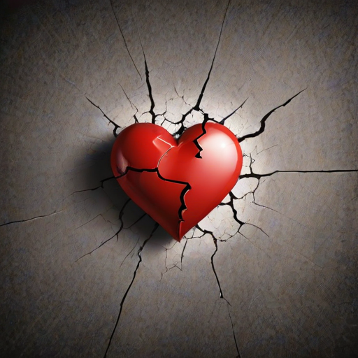 broken heart background