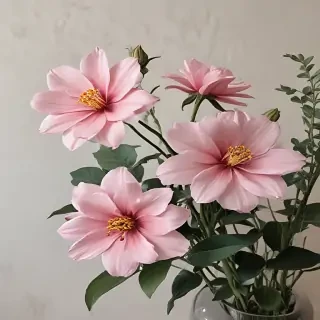 aesthetic flower painting