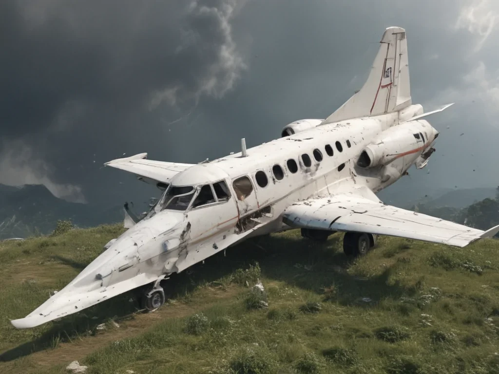 crashed plane png
