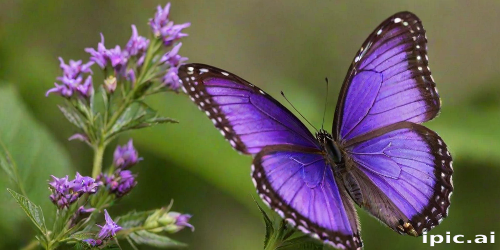 purple butterflies