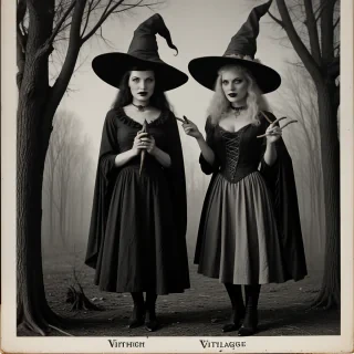 vintage witch images