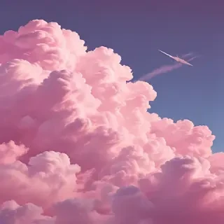 pink cloud aesthetic