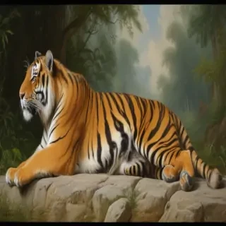 vintage tiger