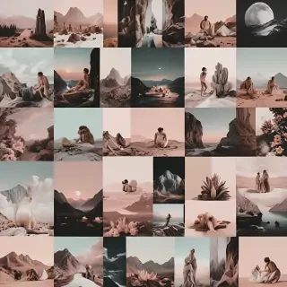 collage wallpapers aesthetic