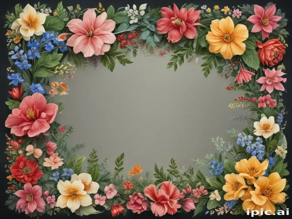 floral page borders
