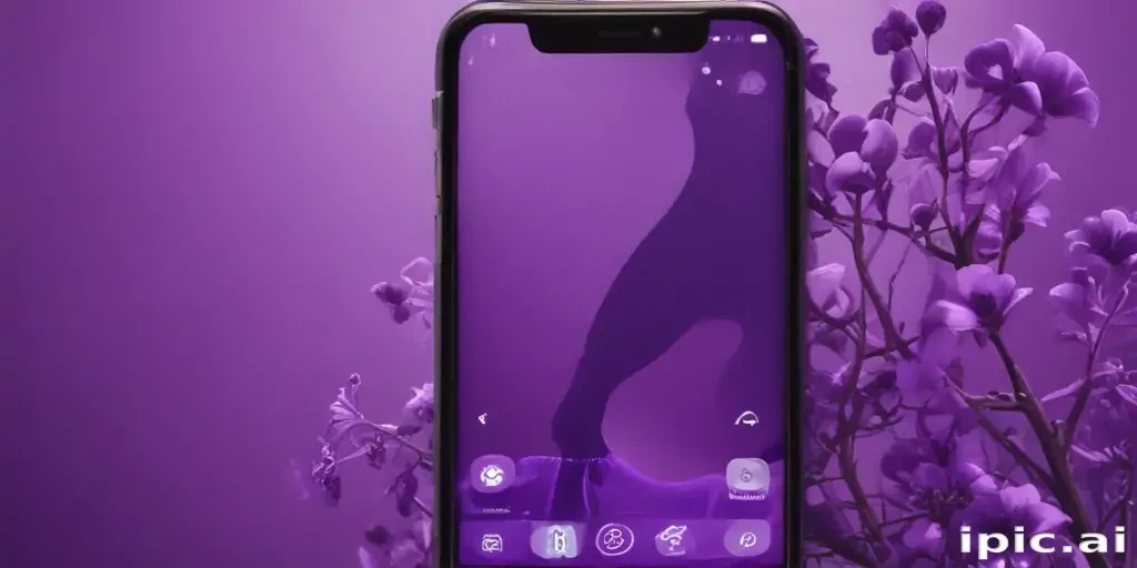 purple home screen wallpaper