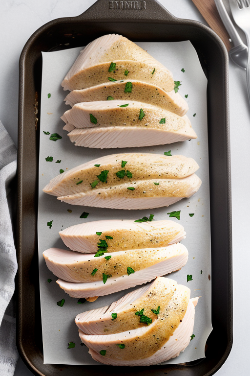 baked thin sliced chicken breast