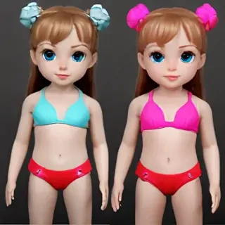 kids bikini ai