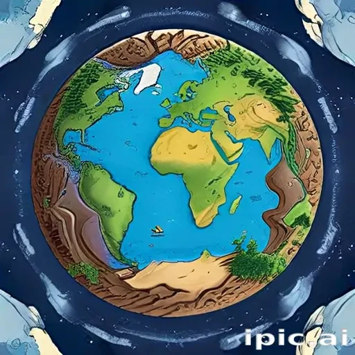 cartoon picture of planet earth