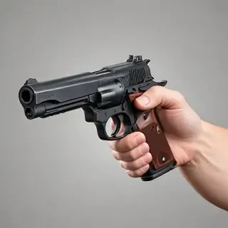 holding gun png