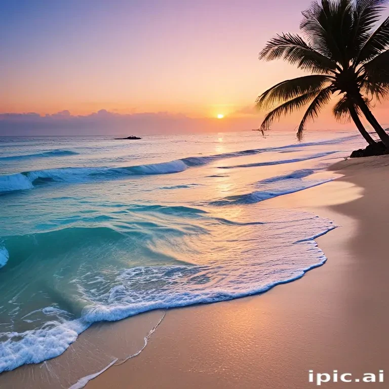 ios beach wallpaper