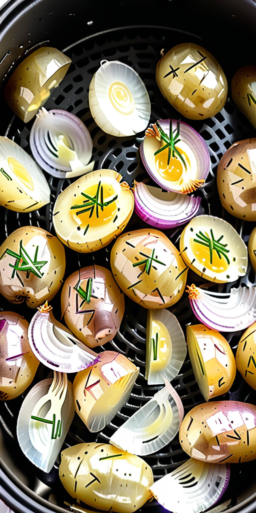 air fryer potatoes and onions