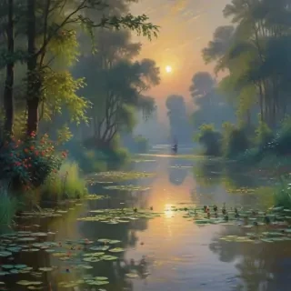 monet paintings wallpaper