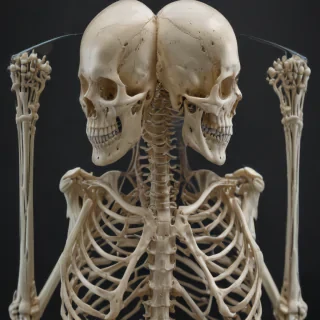 skeleton transparent