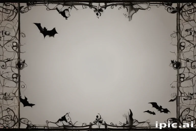 halloween border transparent