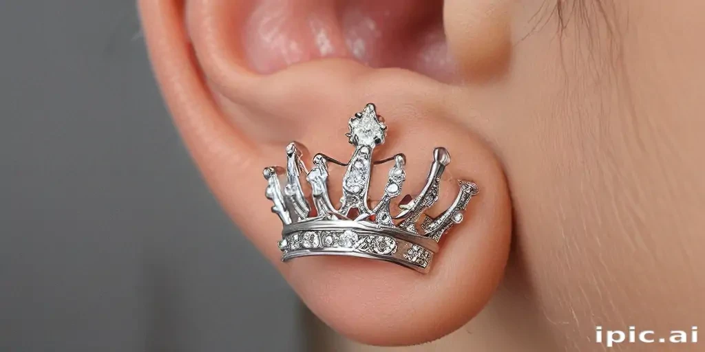 kings crown piercing