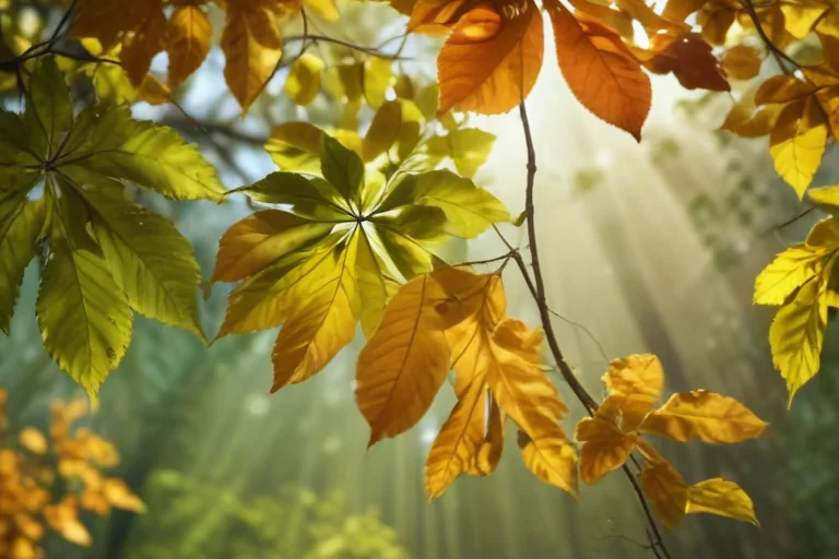 background leaves