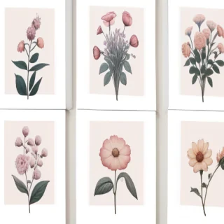 aesthetic flower drawings