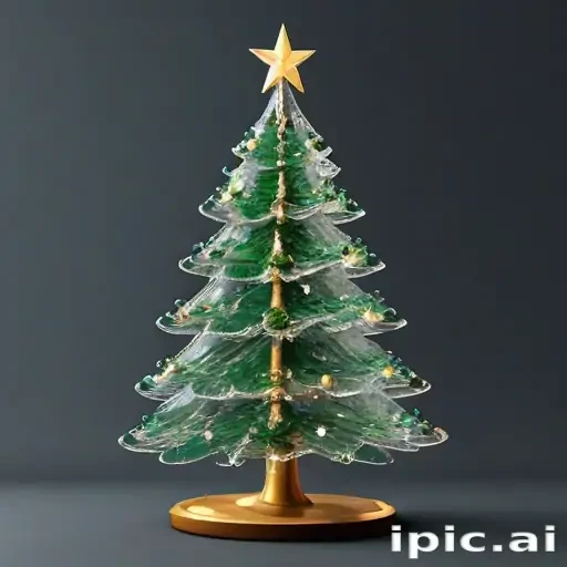 transparent christmas tree
