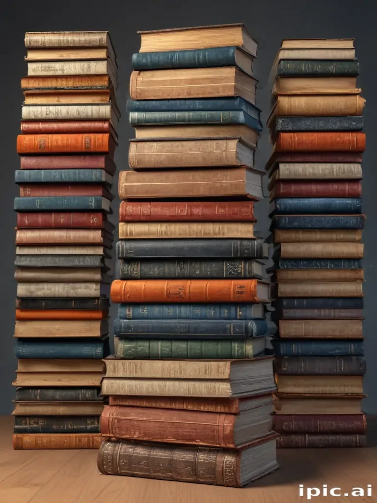 stacked books clip art